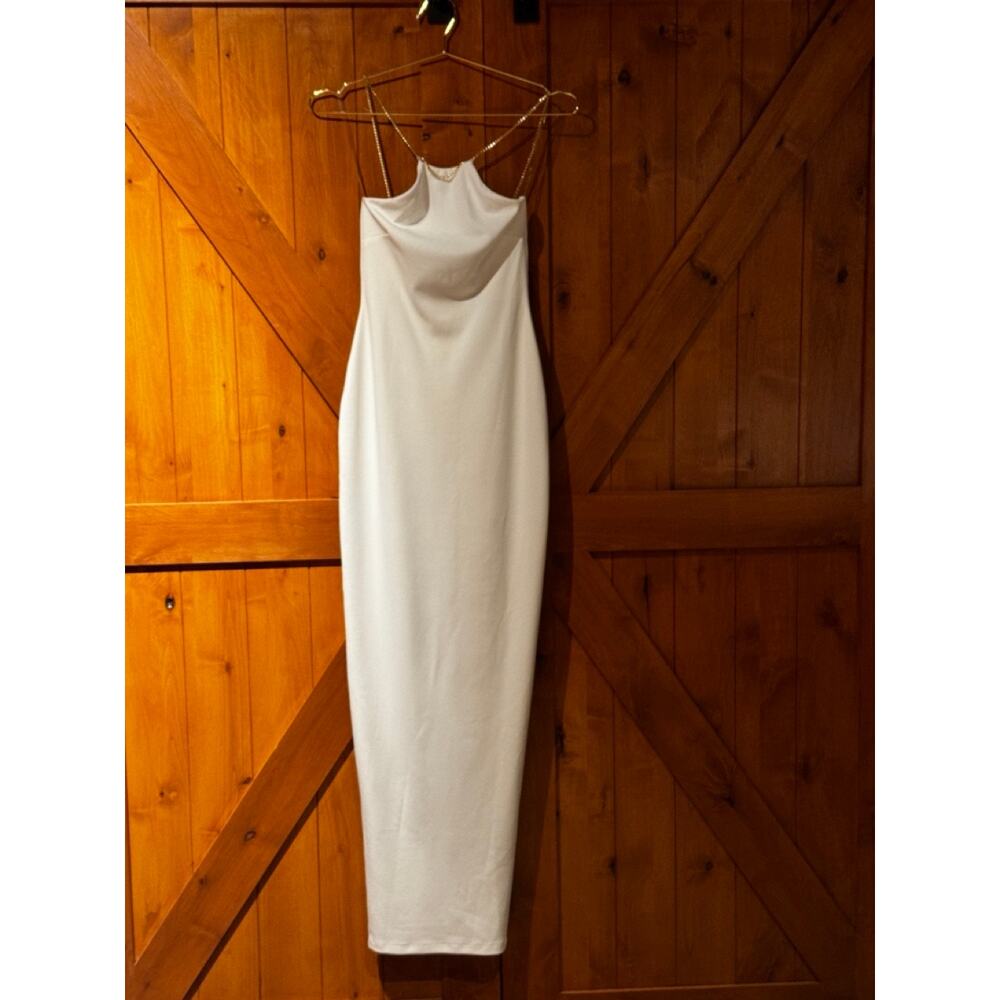 $299 Revolve Nookie Lexi Chain Gown Small NWT - Picture 9 of 16
